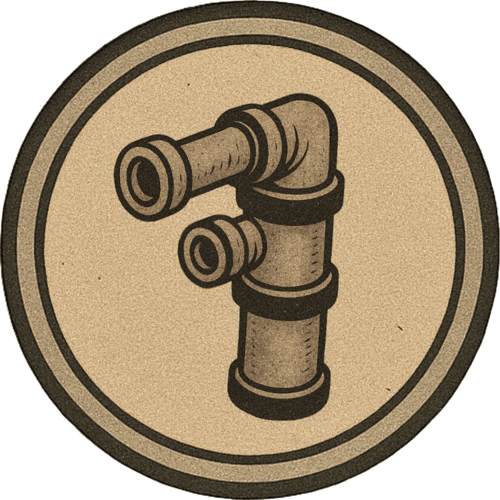 Illustration eines stilisierten Ansatzrohrs zur Darstellung des Resonanzraums beim Singen