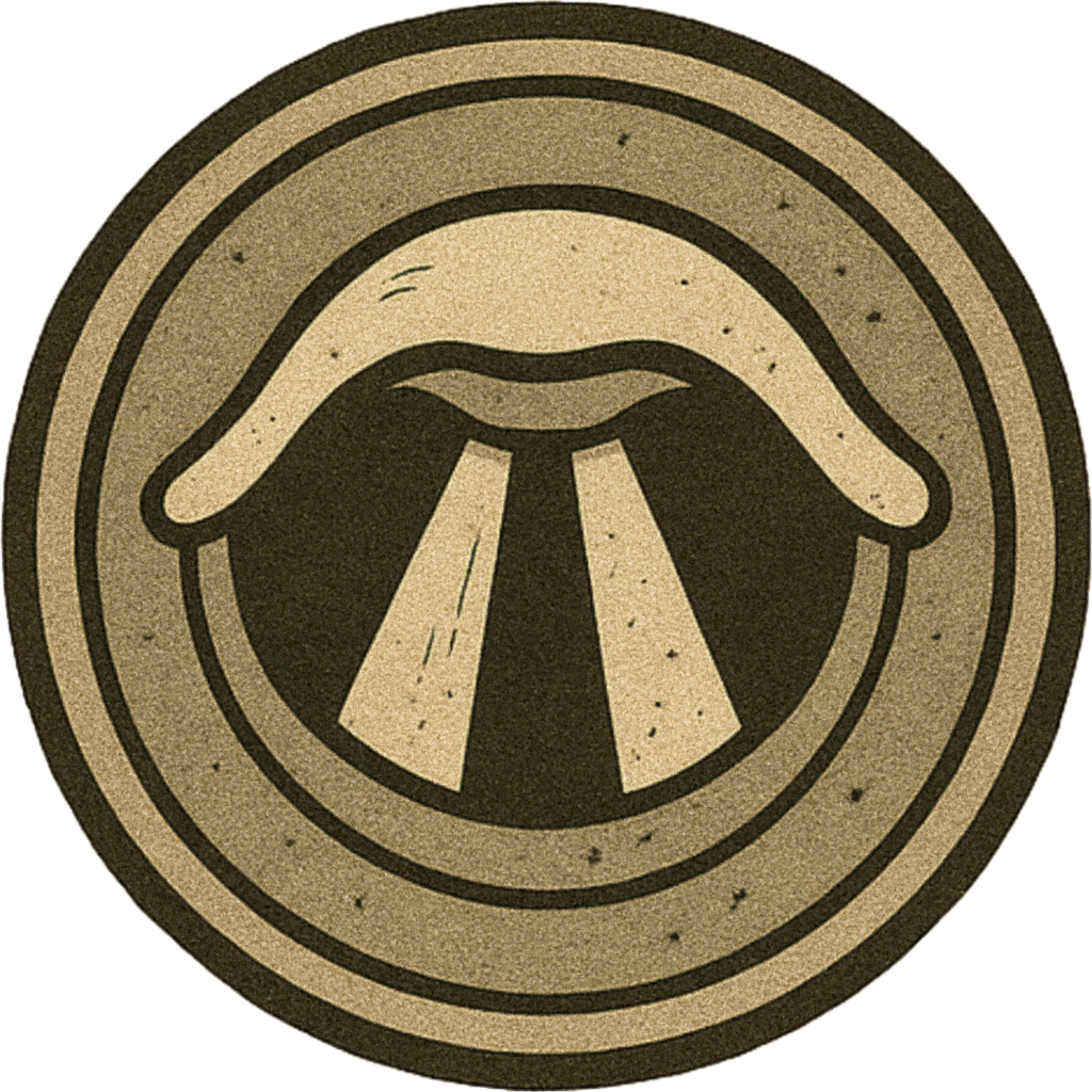 Symbolischer Kehlkopf mit Stimmlippen zur Darstellung der Klangentstehung